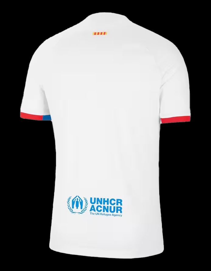 Auswärtstrikot FC Barcelona Saison 2023 2024 offizielles Blaugrana-Trikot