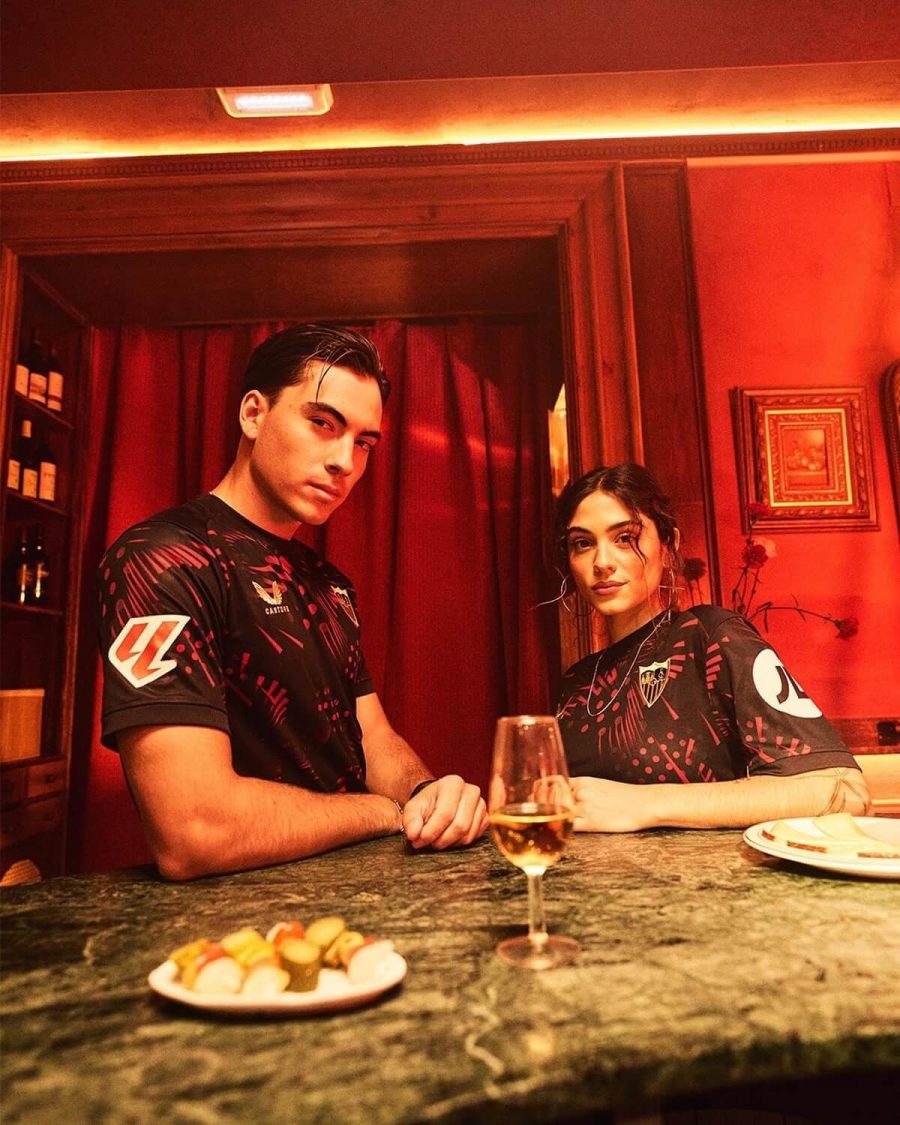 Auswärtstrikot FC Sevilla drittes Trikot Fußball 2024 2025
