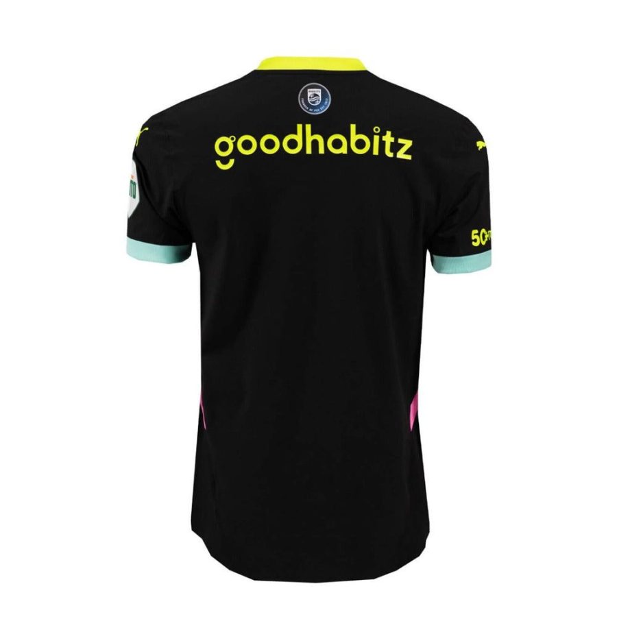 Auswärtstrikot PSV Eindhoven Saison zweitausendvierundzwanzig zweitausendfünfundzwanzig offizielles Trikot