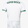 Auswärtstrikot Sporting CP Saison 2025 2026 grün-weißes Fußballtrikot