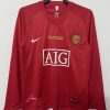 maillot-manchester-united-manches-longues-domicile-20072008 Manchester United Langarm Heimtrikot 2007/2008