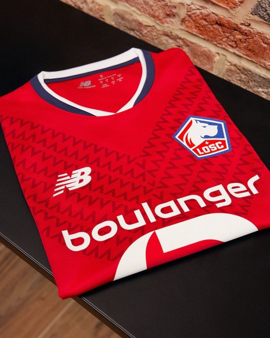 Offizielles Trikot Lille LOSC rot für Heimspiele