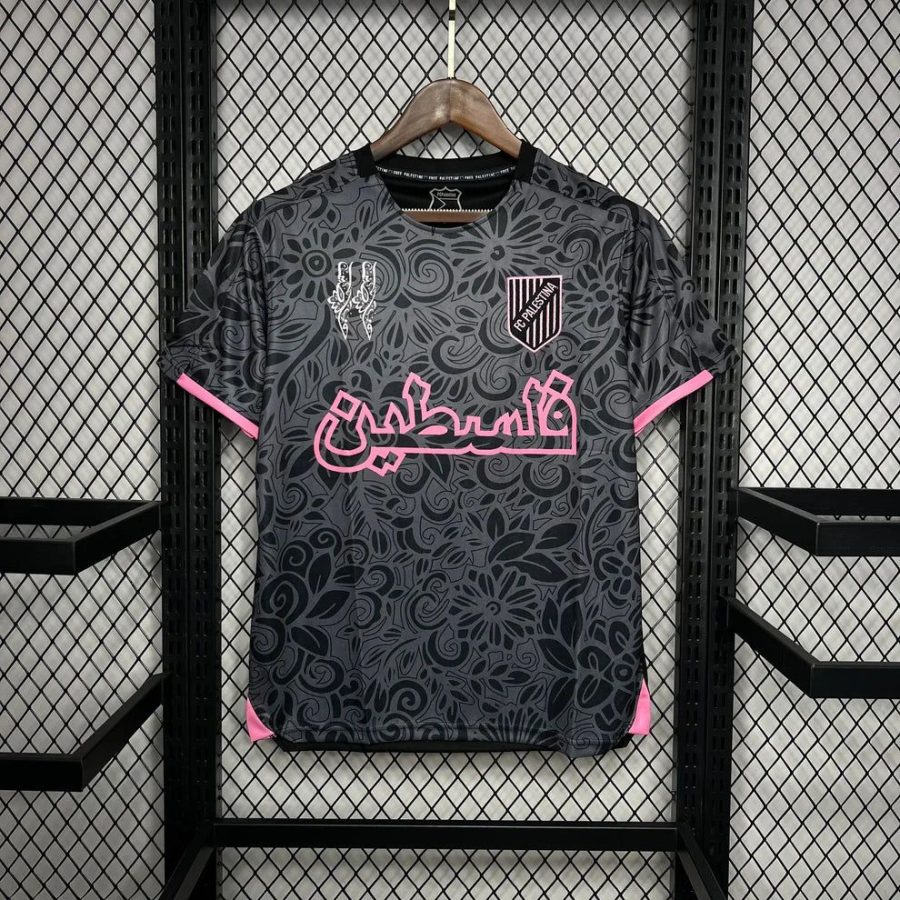 Palästina x Farrah Azam Schwarz Trikot 2024/2025