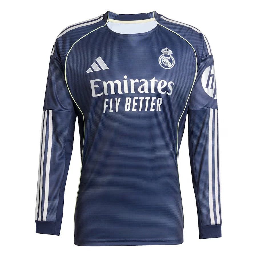 REAL MADRID AUSWÄRTS LANGARM TRIKOT 2025/2026