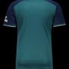 maillot-third-arsenal-saison-deux-mille-vingt-trois-deux-mille-vingt-quatre-tenue-exterieure-rouge-et-bleu-marine Auswärtstrikot Arsenal Saison 2023 2024 rot und marineblau