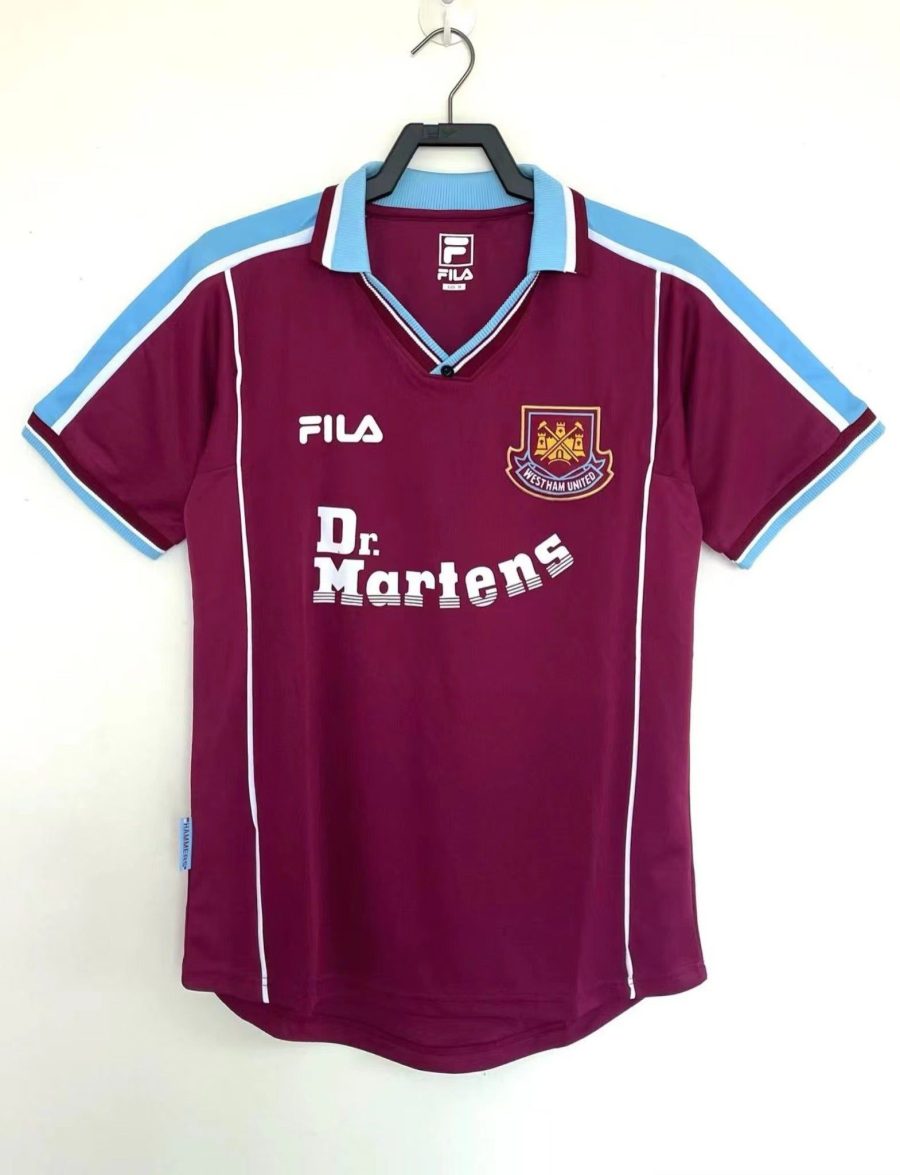 maillot-west-ham-domicile-20002001 WEST HAM HEIMTRIKOT 2000/2001