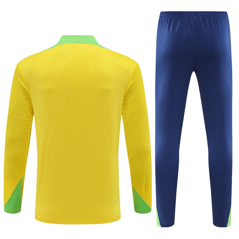 Brasilien Trainingsanzug Oberteil und Hose Fußball Kollektion Saison 2024 2025
