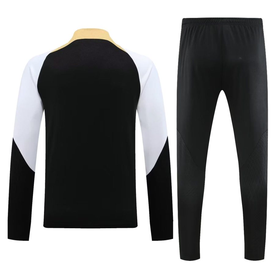 Chelsea Trainingsanzug schwarz Set Oberteil und Hose Saison 2023 2024