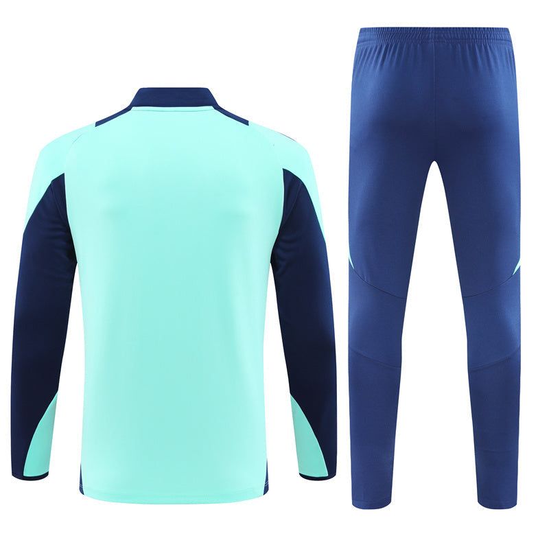 survetement-de-football-arsenal-veste-zippee-et-pantalon-de-sport Arsenal Fußball-Trainingsjacke mit Reißverschluss und Sporthose