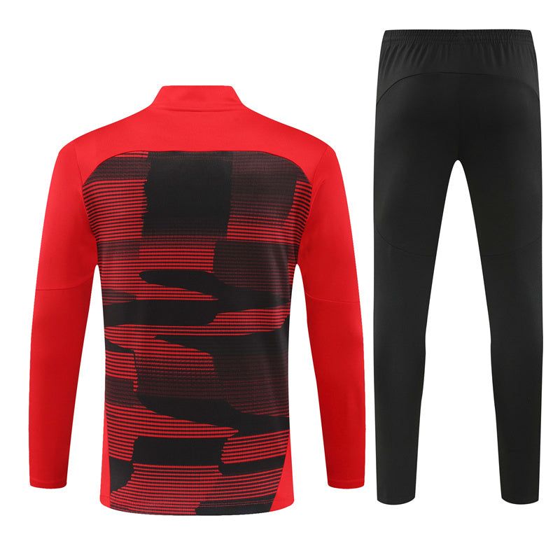Trainingsanzug Jacke und Hose AC Milan Saison 2024 2025 Sportbekleidung