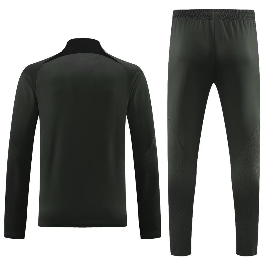 FC Barcelona schwarzer Trainingsanzug Saison 2023 2024 Jacke und Hose