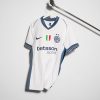 Inter Mailand Fußballoutfit Auswärtstrikot marineblau und türkis