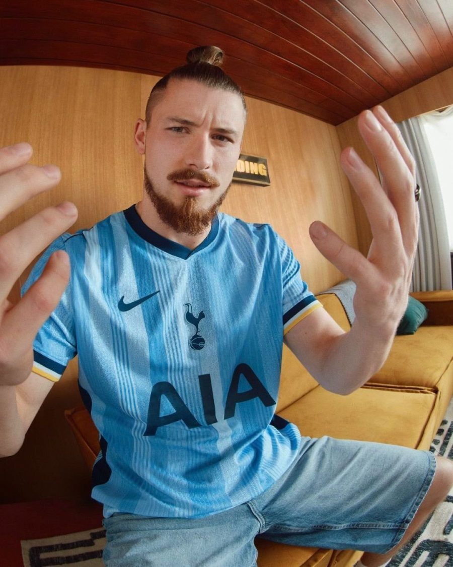 Tottenham Hotspur Weiß-Marineblau Auswärtstrikot