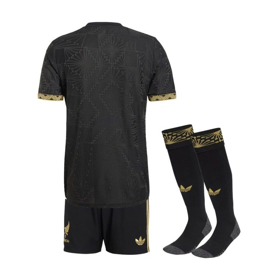 tenue-enfant-mexique-gold-cup-2025-maillot-domicile-et-short Kindertrikot Mexiko Gold Cup 2025 Heimtrikot und Shorts