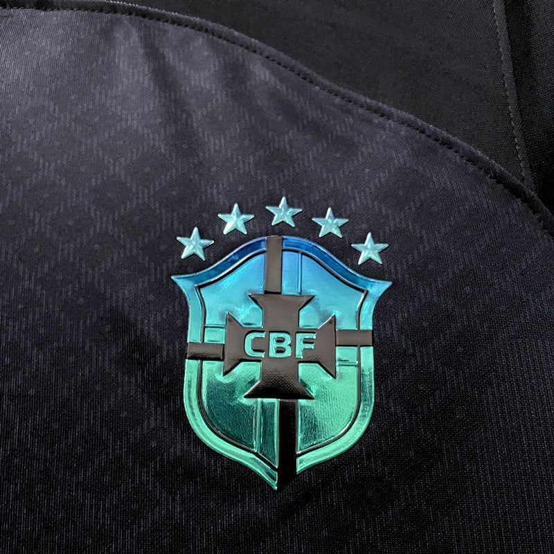 Fußballtrikot Brasilien schwarz Concept Edition für Fans