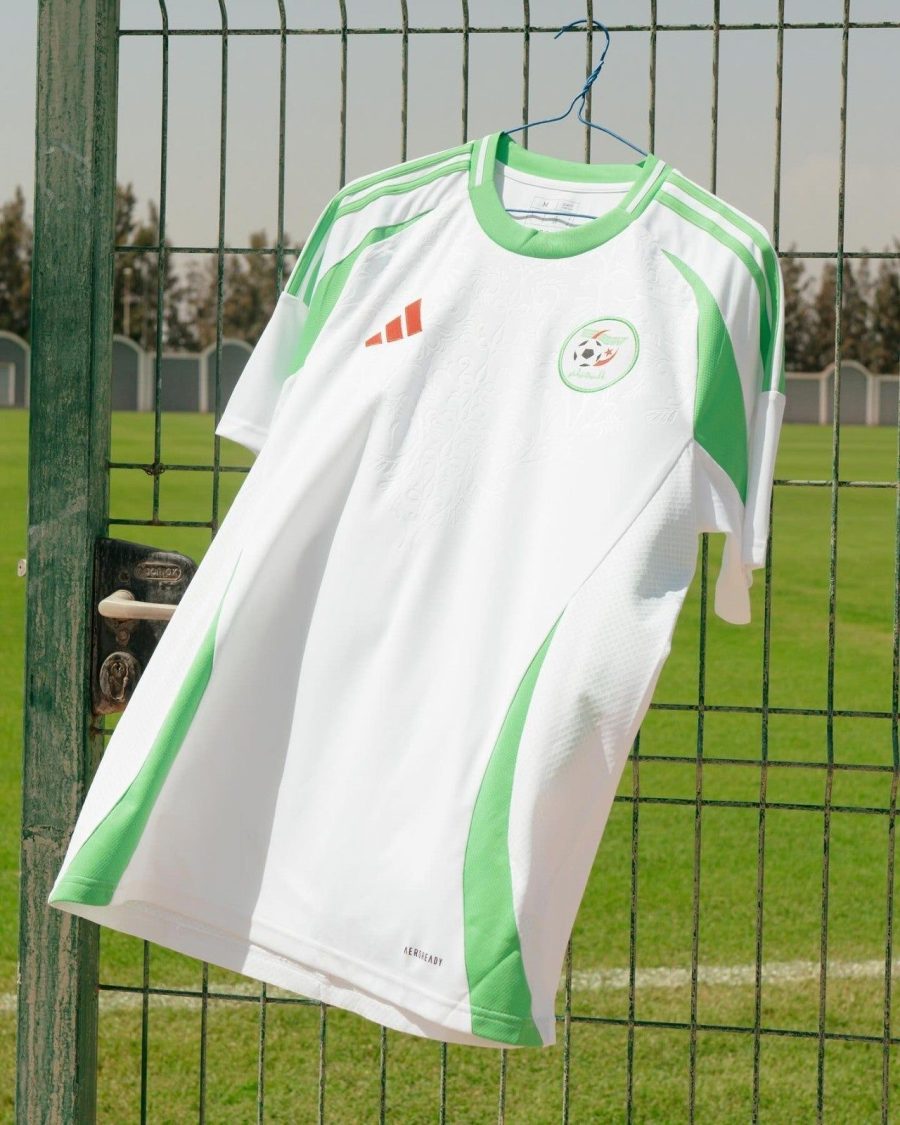 Algerien Offizielles Trikot Fußball weiß und grün 2024 2025
