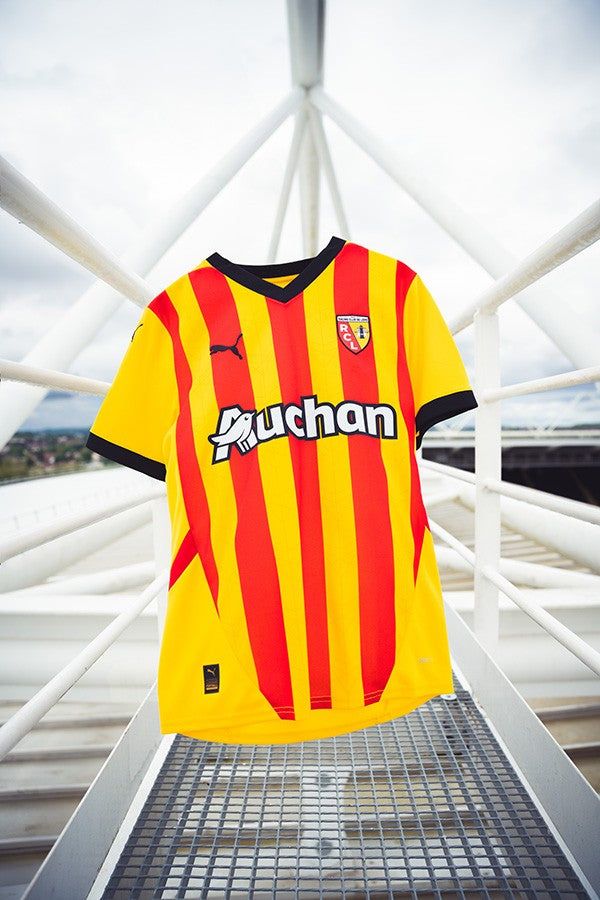 Offizielles RC Lens Trikot gelb und rot für Heimfans