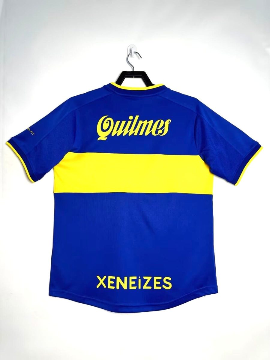 tenue-supporter-boca-juniors-maillot-maison-bleu-jaune Fan-Trikot Boca Juniors Heimtrikot blau gelb
