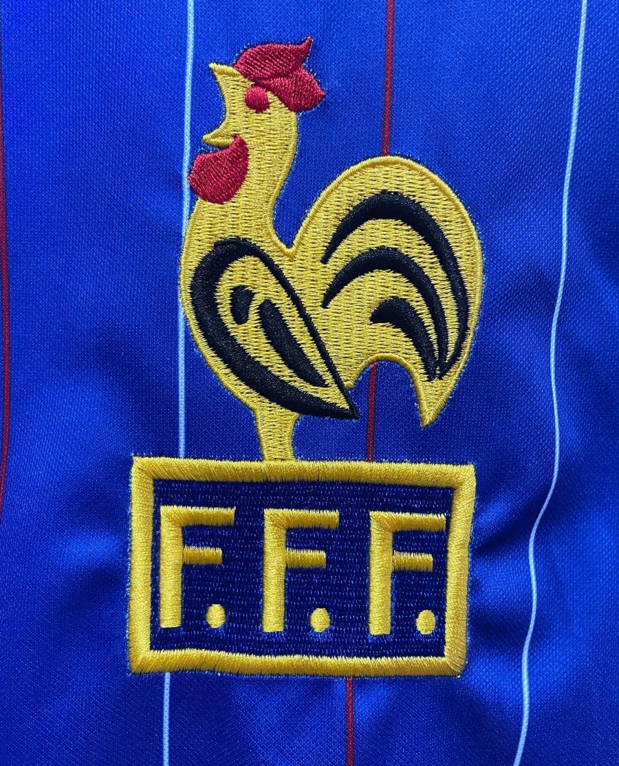 Frankreich Heimtrikot 1982 klassischer Stil