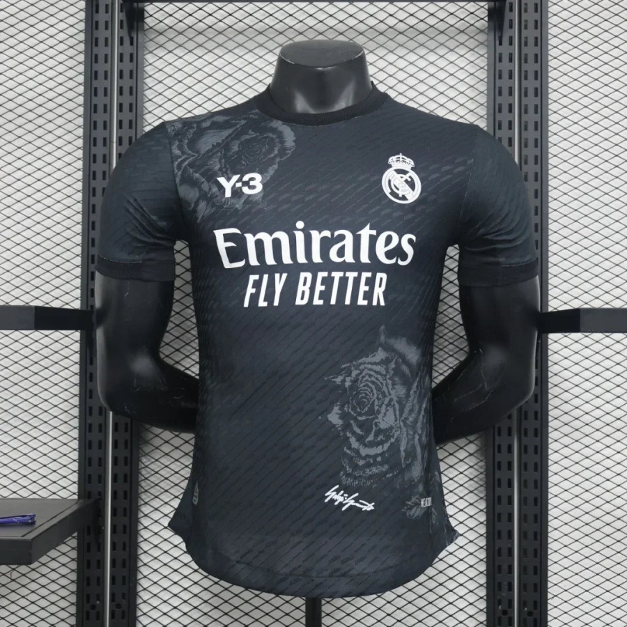 Real Madrid Y3 Trikot Schwarz 2024-2025