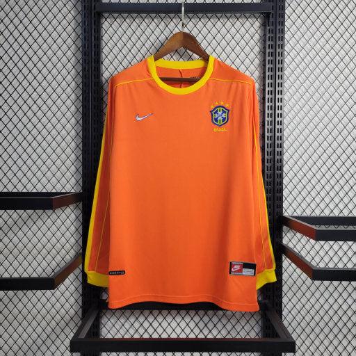 Brasilien Torwart Trikot Langarm 1998