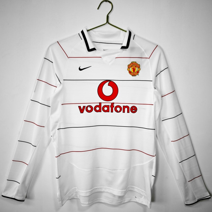 Manchester United Auswärtstrikot 2003-2004 Langarm