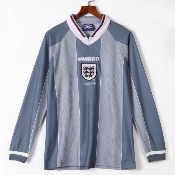 England Auswärtstrikot 1996 Retro Langarm