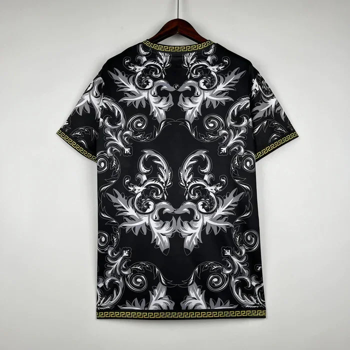 Italien Trikot 2023-2024 Versace Schwarz