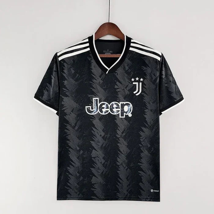 Juventus Auswärtstrikot 2022-2023 Schwarz