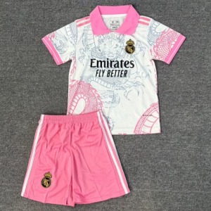 Real Madrid 25/26 Kinder Trikot Rosa Premium