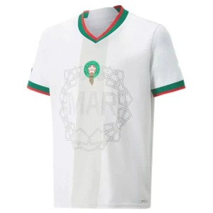 227.jpg Maroc Auswärtstrikot 2022 Weltmeisterschaft Weiß