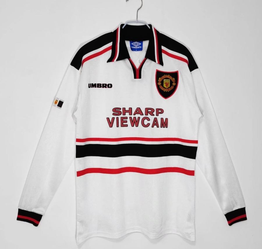 Manchester United 1998/99 Auswärtstrikot Langarm