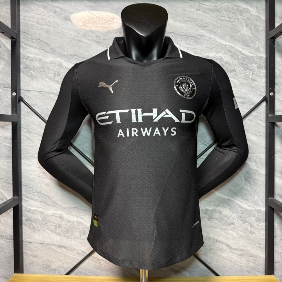 Manchester City Auswärtstrikot 2025/26 Langarm
