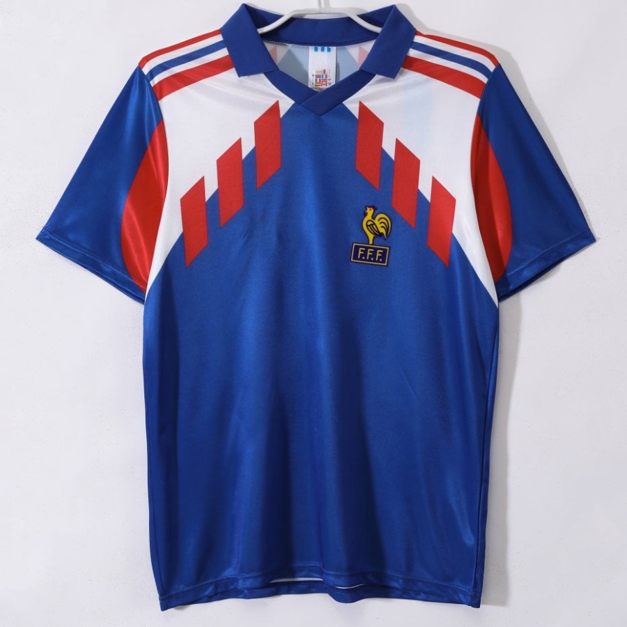 Frankreich Heimtrikot Retro 1990