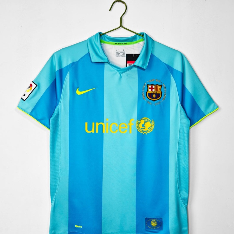 Barcelona Auswärtstrikot 2007-2008 Retro