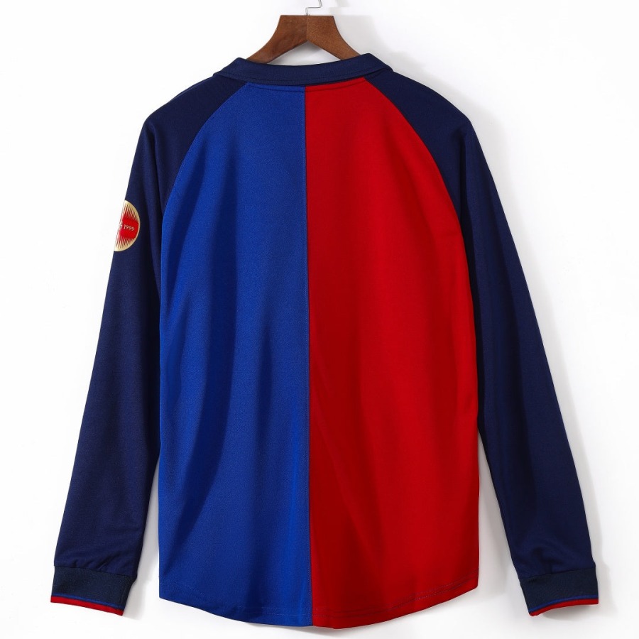Barcelona Heimtrikot 1999-2000 Retro Langarm