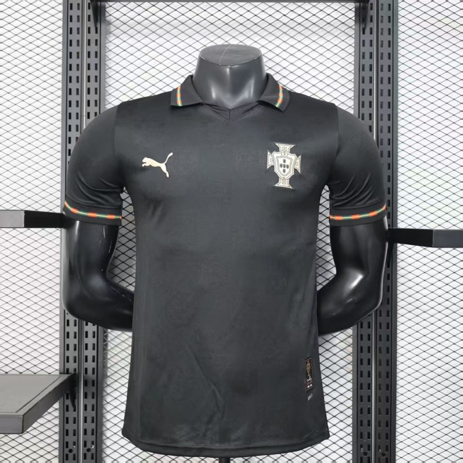 Portugal Trikot 2025/26 Player Edition Schwarz