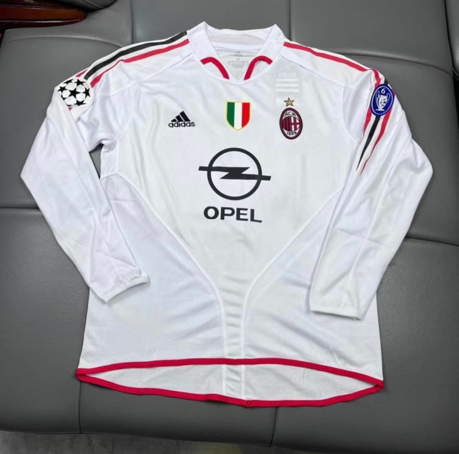 Trikot AC Milan 2004/05 Auswärts Langarm