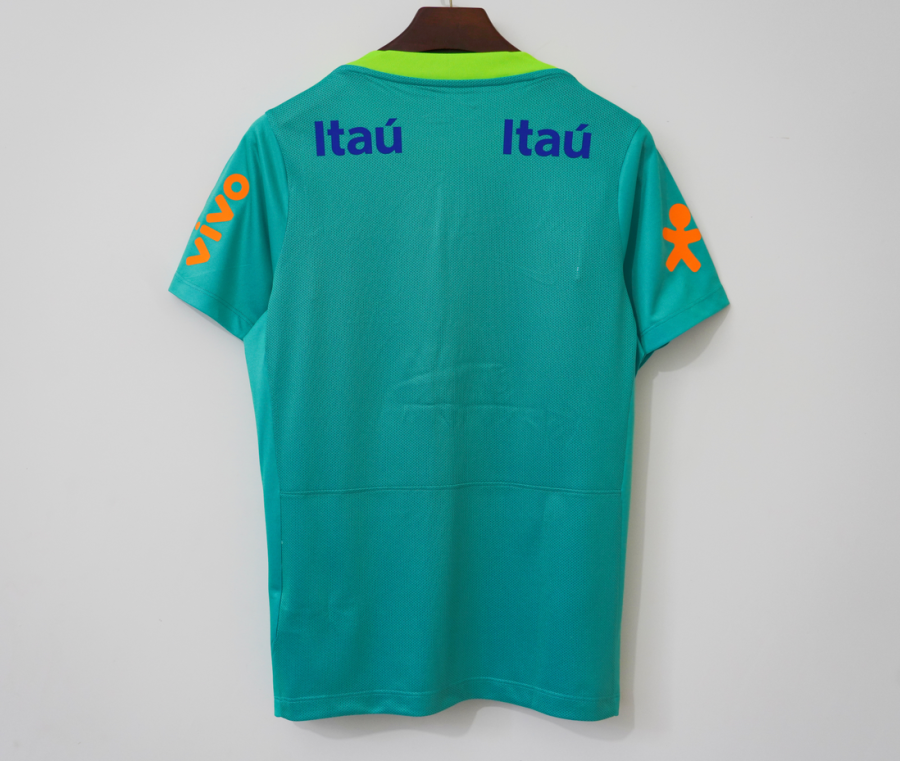 Brasilien Training Trikot Grün 2004 Retro