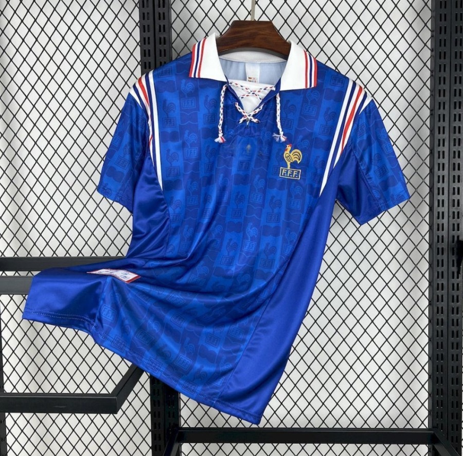 Trikot Frankreich Heim Retro 1996