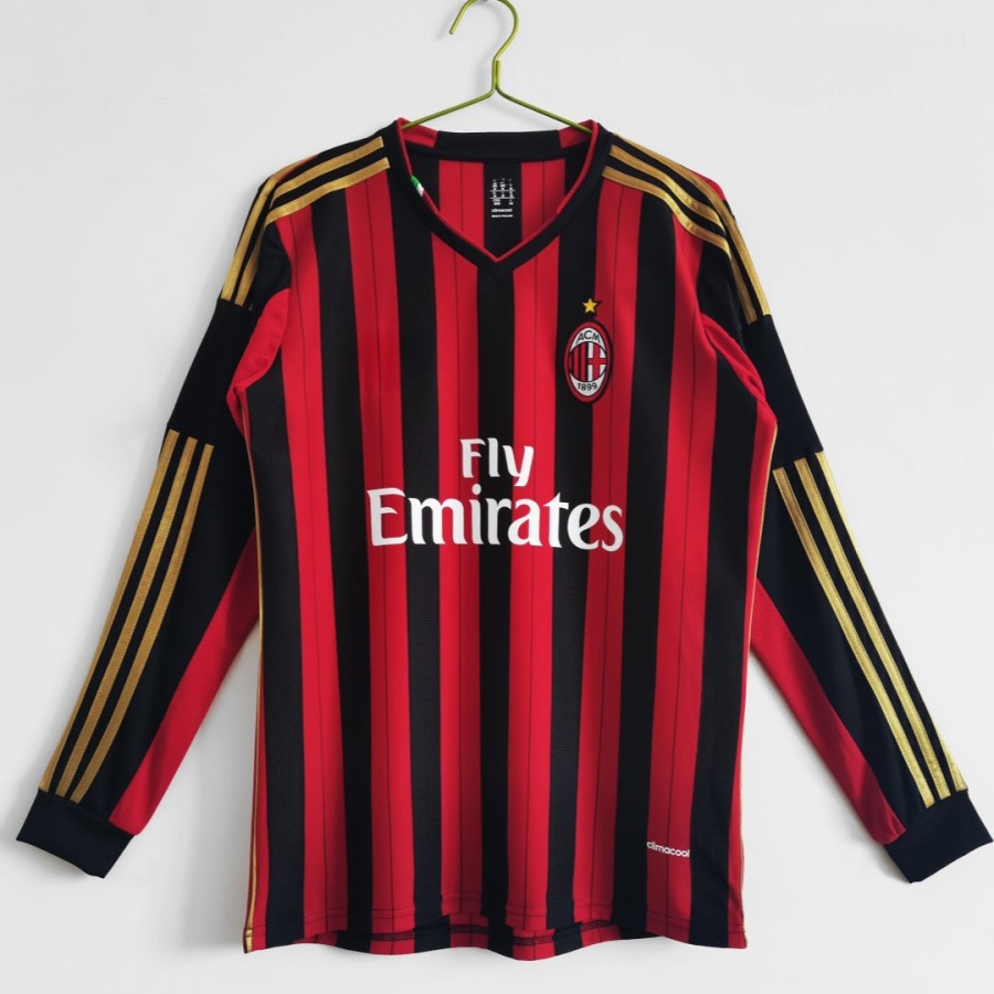 AC Milan Heimtrikot 2013-2014 Langarm Retro