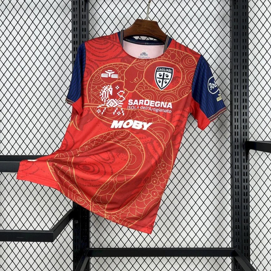 Cagliari Trikot 2025-26 Herren Kinder Fußball