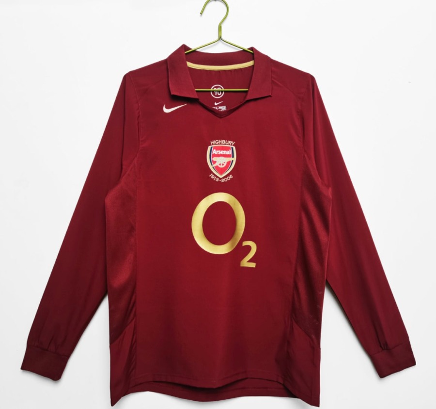 Arsenal Trikot 2005/06 Heim Langarm