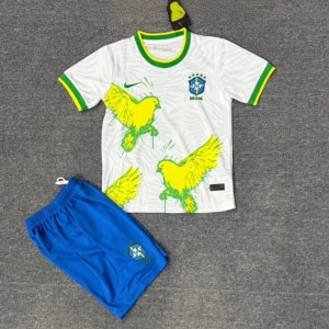 Trikot Brasilien 25/26 Kind Spezial Bird White