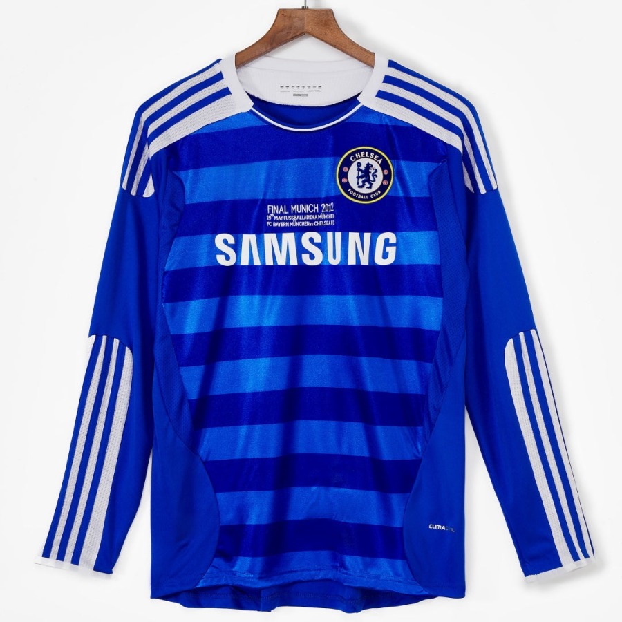 Chelsea Heimtrikot 2011-2012 Retro Langarm
