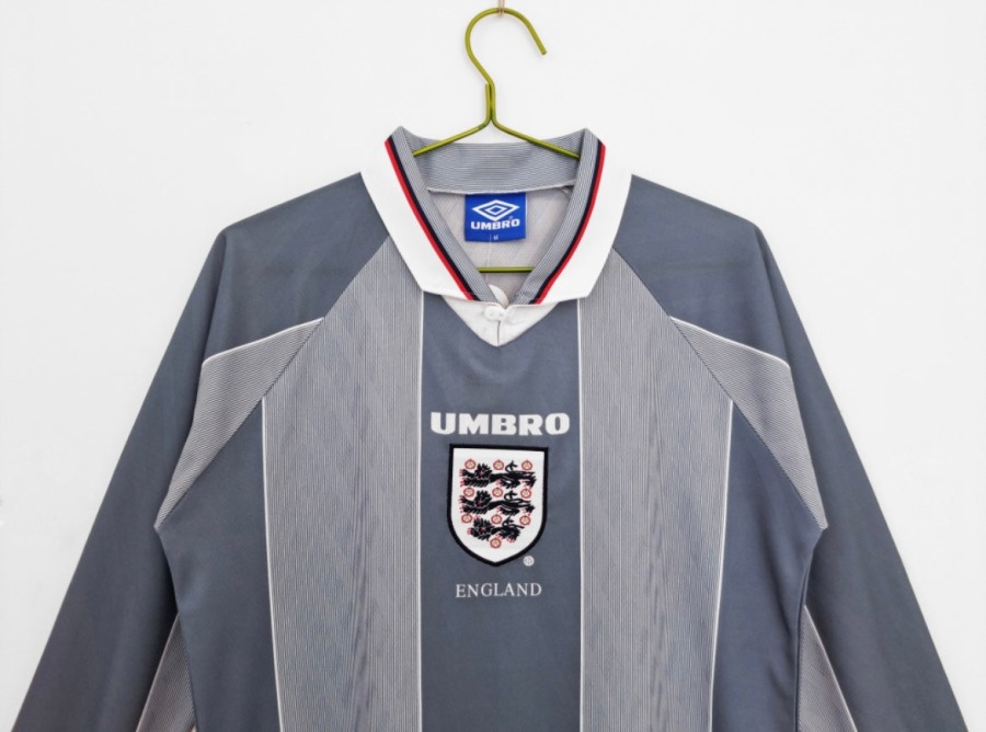 England 1996 Auswärtstrikot Langarm