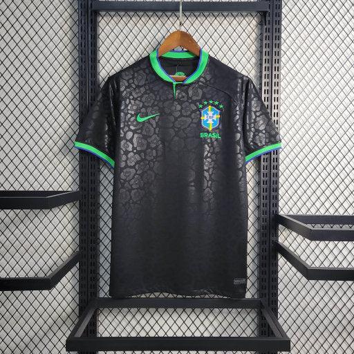 Brasilien Trikot 22/23 Leopard Schwarz