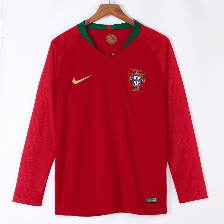 Portugal Heimtrikot Langarm 2018 Retro