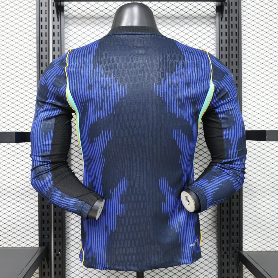Brasilien 2026 Auswärts Trikot Player Langarm