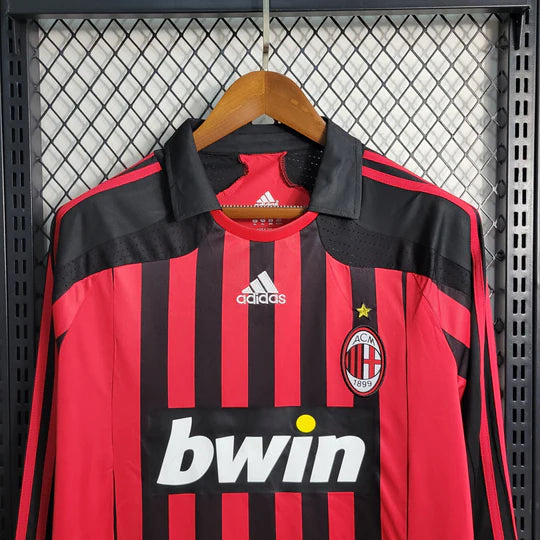 AC Milan Retro Trikot 2007-2008 Langarm